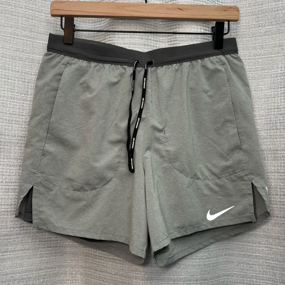 Nike | Gray Spandex Lined Running Athletic Shorts | S